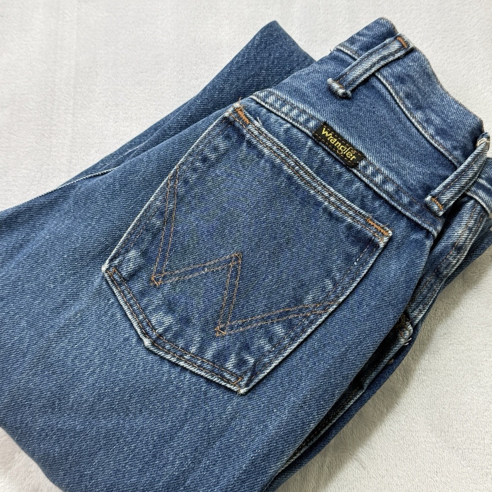 Vintage Wrangler Juniors Jeans Size 5‎ USA Made Straight Leg 90s Denim
